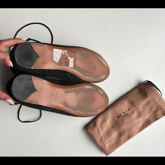 Alaia flats, dark green - Picture 5 of 7